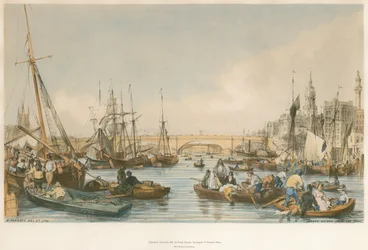 Pont de Londres, depuis le bassin