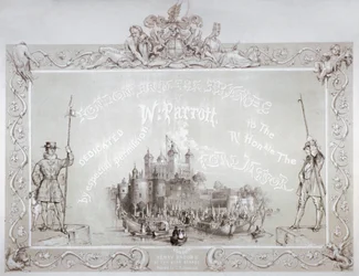 Le Lord Maire Thomas Johnson et son entourage embarquant de la Tour de Londres