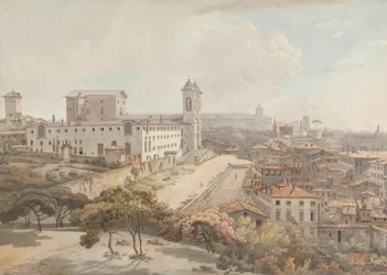 Vue de Rome prise du Pincio
