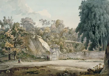 Porte du Parc et Fontaine