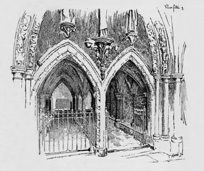 Entrée de la salle capitulaire