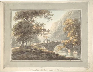 Pont de Denham sur le Tavy, 1780-1830