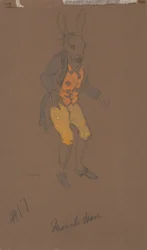 Le lièvre de mars (costume d