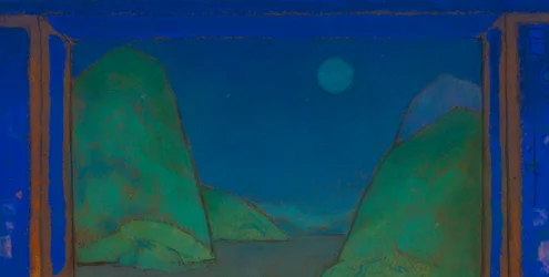 Sea Shore (décor pour Alice au pays des merveilles, 1915)