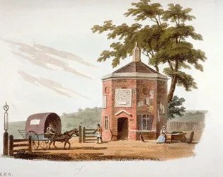 Péage de Tyburn, Londres, 1812