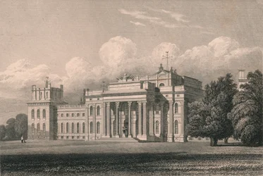 Blenheim, Vue du sud-est, Oxfordshire, 1831