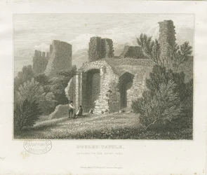 Château de Dudley - Le Donjon : gravure, nd [c1831]