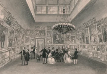 Exposition de la Royal Academy. - Vue privée, c. 1844