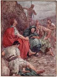 Brutus et ses compagnons après la bataille de Philippes, illustration de 