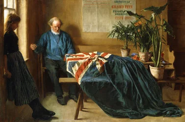 Préparatifs pour le jour du couronnement, Chichester, vers 1902