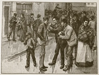 La grève de Preston, illustration de 