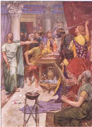 La querelle entre Alexandre et Clitus, de Vies de Plutarque publié par T C & E C Jack Ltd