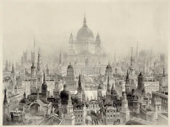 Bâtiments principaux par Sir Christopher Wren