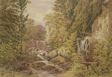 Carls Mill, Tarrytown, New York, 1851