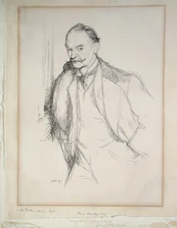 Portrait de Thomas Hardy (1840-1928) 1897
