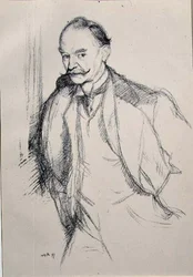 Portrait de Thomas Hardy (1840-1928) de la série 