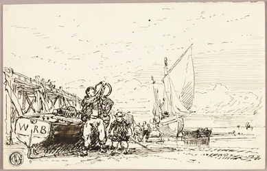 Scène portuaire