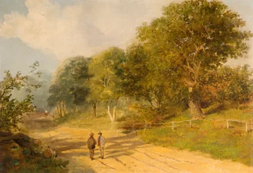 Route vers Redheugh Hall, 1856