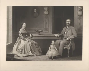 Lieutenant général Thomas J. Jackson et sa famille (Stonewall Jackson)