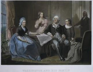 Washington et sa famille