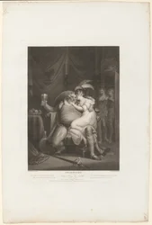 Le Prince Hal et Poins Surprennent Falstaff avec Doll Tearsheet