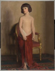 Une statuette, vers 1914