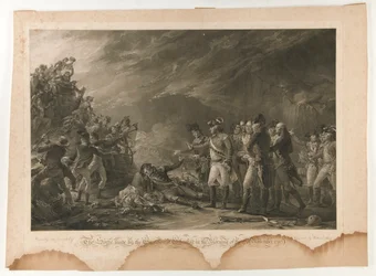 La sortie faite par la garnison de Gibraltar le matin du 27 novembre 1781