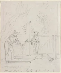 À la pompe, 1861