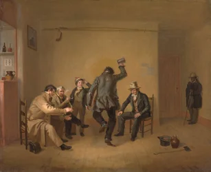 Scène de bar