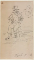 Le mendiant violoniste, 1853