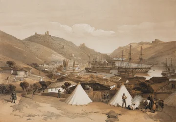 Balaclava. Vue sur la mer, 1855