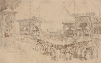 La bénédiction du canal de Suez, 16 novembre 1869