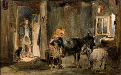 Étude pour La Chaumière des bergers de chèvres, 1832