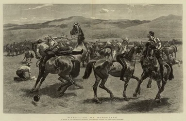Lutte à cheval