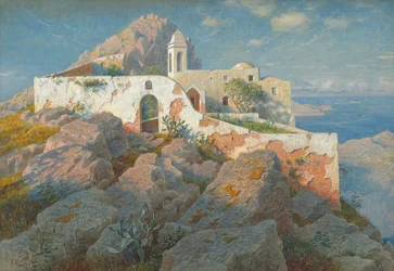 Santa Maria a Cetrella, Anacapri, vers 1892
