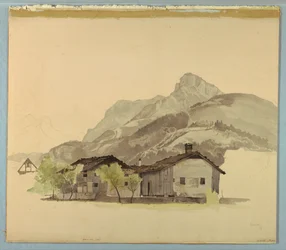 Étude de paysage, Brunnen, Suisse