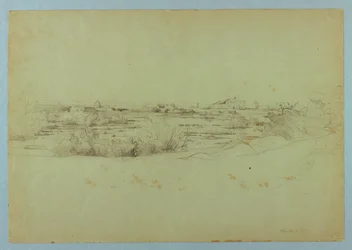 Étude de paysage, Ostie, Italie