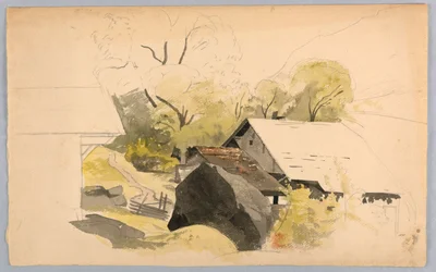 Étude de paysage, Suisse