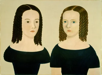 Sœurs, vers 1840 (huile sur toile)