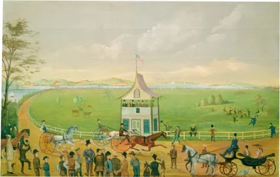 La finition, vers 1860 (huile sur bois)