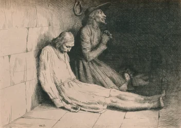 Chrétien et Espoir dans le donjon, vers 1916