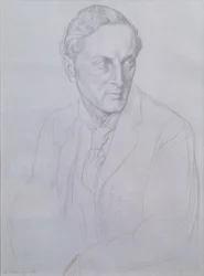 Portrait de Sir Henry John Newbolt (1862-1938) poète, 1898