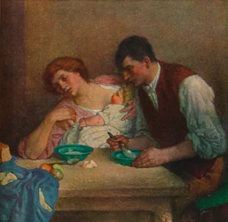 Heure du souper, 1905-1906