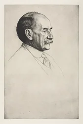 Thomas Hardy, de Profil Droit