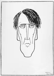 Caricature de W.B. Yeats, 1898