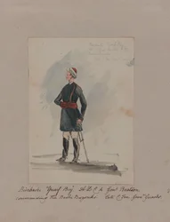 Bimbashi Yusuf Bey A.D.C. au général Beatson commandant les Bashi Bazouks