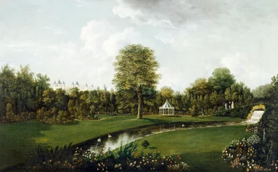 Vue du pont de thé