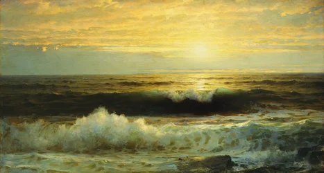 Un coucher de soleil orange, 1897
