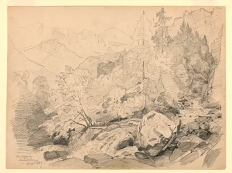 Paysage, Stechelberg, Lauterbrunnen, Suisse