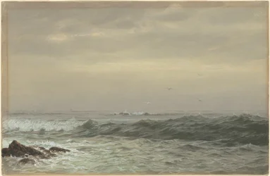 Rochers et vagues déferlantes